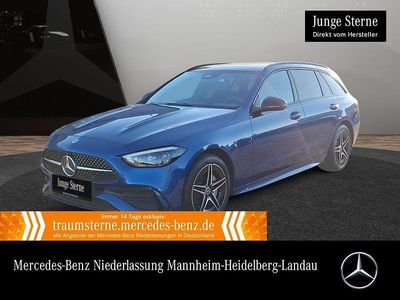 Blau Gebraucht 2024 Mercedes C300e AMG Limousine | 47.490 € (Etwas zu teuer)