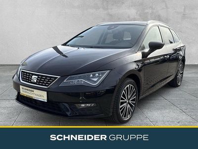 Usata Seat Leon ST XCELLENCE 125 CV (91 kW) 2017 Nero Station wagon