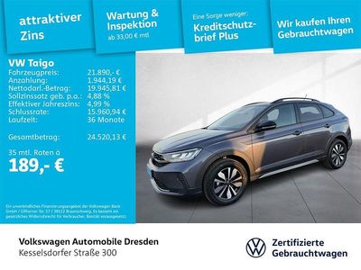 Gebraucht VW Taigo Life 95 PS (69 kW) 2025 Grau SUV