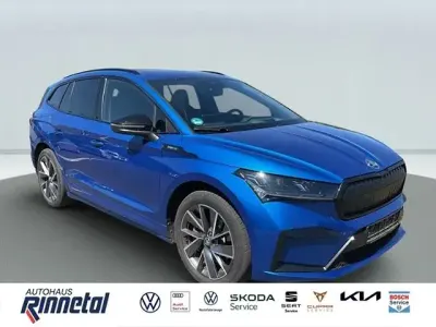 Gebraucht Skoda Enyaq iV SportLine 194 kW (265 PS) 2023 Blau SUV
