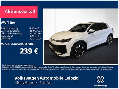 Neu VW T-Roc R-line 150 PS (110 kW) 2026 Weiß SUV