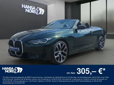 Gebraucht BMW 420 Cabriolet Sport Line 190 PS (139 kW) 2022 Grün / san remo green (metallic) Cabrio