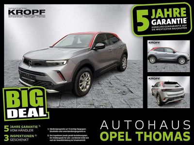 Gebraucht Opel Mokka Elegance 131 PS (96 kW) 2021 Kontrast grau/quarz silber SUV