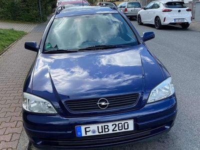 Gebraucht Opel Astra 101 PS (74 kW) 1999 Blau Kombi