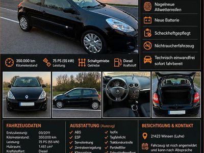 Usata Renault Clio II Expression 75 CV (55 kW) 2011 Nero Berlina