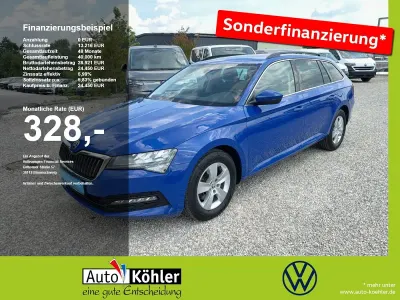 Gebraucht Skoda Superb Ambition 150 PS (110 kW) 2023 Energyblau Kombi