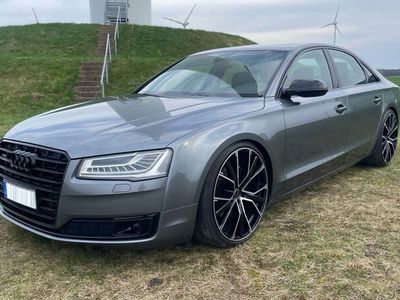 gebraucht Audi A8 4H Matrix LED 22“ neuwertig Kufatec V8 Scheckheft ACC