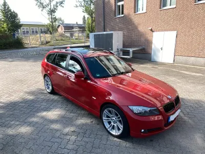 Gebraucht BMW 318 143 PS (105 kW) 2009 Rot Kombi