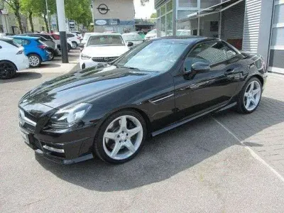 Usata Mercedes SLK200 AMG 184 CV (135 kW) 2011 Nero Cabrio