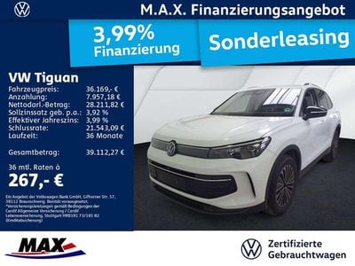 Pure white Gebraucht 2025 VW Tiguan Goal SUV | 36.169 € (Superpreis)