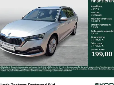 Gebraucht Skoda Octavia Ambition 150 PS (110 kW) 2023 Brilliantsilber metallic Kombi
