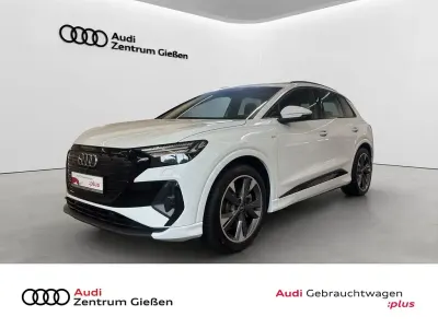 Gebraucht Audi Q4 e-tron S-Line 150 kW (204 PS) 2023 Weiß SUV