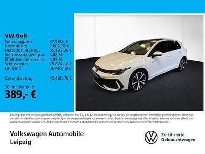 Gebraucht VW Golf VIII GTE 272 PS (200 kW) 2024 Pure white uni schwarz uni (dachfarbe) Limousine