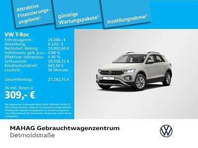 Grau Gebraucht 2024 VW T-Roc Life SUV | 24.480 € (Superpreis)