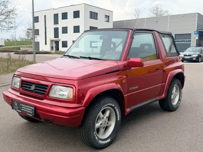 Usata Suzuki Vitara 97 CV (71 kW) 1997 Rosso Cabrio
