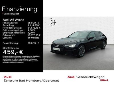 Brillantschwarz Gebraucht 2022 Audi A6 S-Line Kombi | 35.890 € (Superpreis)