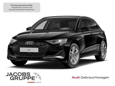 Mythosschwarz metallic Gebraucht 2025 Audi A3 Advanced Plus | 31.610 € (Fairer Preis)