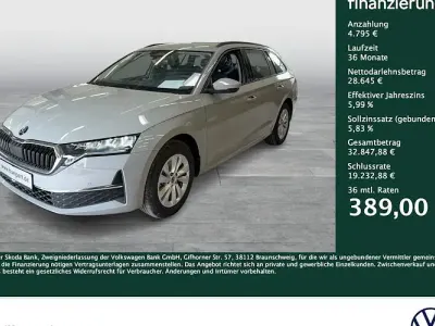 Neu Skoda Octavia Selection 150 PS (110 kW) 2026 Smokey diamondsilber metallic Kombi