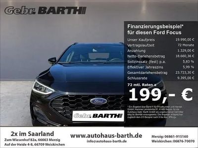 Usata Ford Focus ST-Line X 125 CV (91 kW) 2023 Nero Station wagon