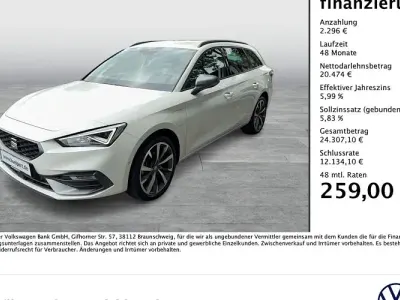 Gebraucht Seat Leon ST FR 204 PS (150 kW) 2023 Weiß Kombi