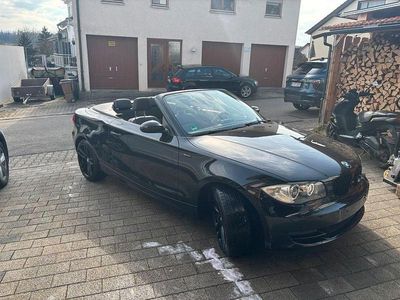 Gebraucht BMW 120 Cabriolet Sport Line 170 PS (125 kW) 2008 Schwarz Cabrio