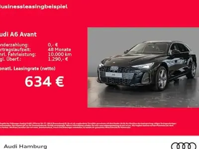 Nowe Audi A6 Advanced Plus 204 KM (150 kW) 2025 Czarny Kombi