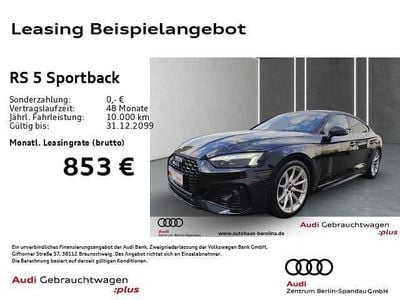 Schwarz Gebraucht 2024 Audi RS5 Sportback Ambiente Coupé | 69.510 € (Guter Preis)
