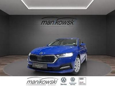 Occasion Skoda Octavia Ambition 204 PK (150 kW) 2022 Blauw Stationwagen