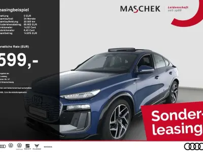 Gebraucht Audi Q6 Sportback e-tron S-Line 284 kW (387 PS) 2025 Blau SUV