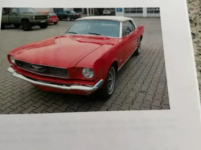 Gebraucht Ford Mustang 120 PS (88 kW) 1966 Rot Cabrio