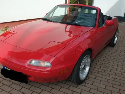 Używany Mazda MX5 116 KM (85 kW) 1992 Czerwony Kabriolet