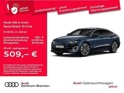 Usata Audi e-tron Sportback S-Line 210 kW (286 CV) 2025 Blu SUV