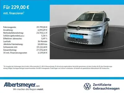 Gebraucht VW Caddy Maxi Life 122 PS (89 kW) 2023 Silber Van / Kleinbus