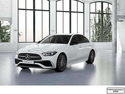 Weiß Gebraucht 2024 Mercedes C300 AMG Limousine | 44.449 € (Guter Preis)