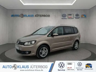 Gebraucht VW Touran Highline 140 PS (102 kW) 2013 Beige Van / Kleinbus