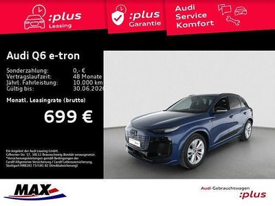 Gebraucht Audi Q6 e-tron Ambiente 284 kW (387 PS) 2025 Ascariblau metallic SUV