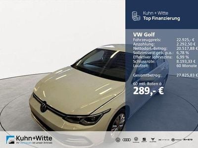 Usata VW Golf VIII Style 204 CV (150 kW) 2022 Bianco Berlina