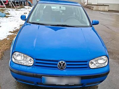 Gebraucht VW Golf IV 2002 Blau Kleinwagen