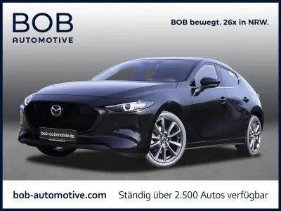 Neu Mazda 3 Exclusive-Line 140 PS (102 kW) 2025 Jet black Limousine