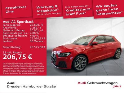 Rot Gebraucht 2025 Audi A1 Sportback Sport Kleinwagen | 22.890 € (Guter Preis)
