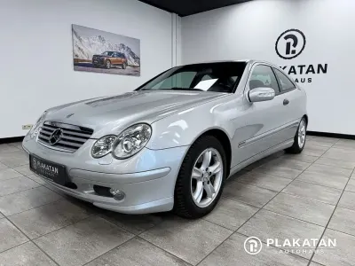Brugt Mercedes C230 192 HK (141 kW) 2004 Sølv Coupe