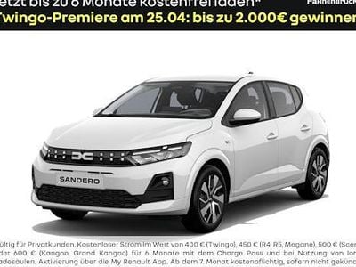 Ny Dacia Sandero Expression 122 HK (89 kW) 2026 Vit Sedan