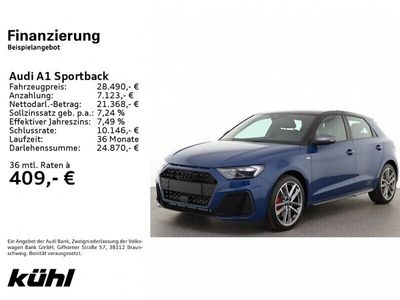 gebraucht Audi A1 Sportback 40 TFSI S tronic S line 18`Assist. LED MMI plus Sonos Optik schwarz