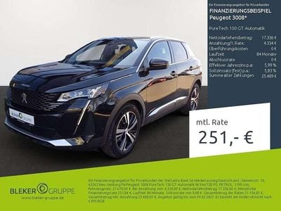 Gebraucht Peugeot 3008 GT 177 PS (130 kW) 2023 Perlaneraschwarz SUV