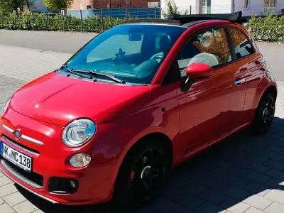 Usata Fiat 500C S 105 CV (77 kW) 2015 Rosso Cabrio