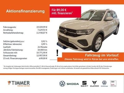 Gebraucht VW T-Cross Life 95 PS (69 kW) 2024 Grau SUV