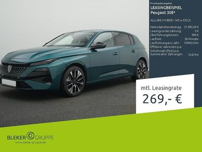 Neu Peugeot 308 Allure 136 PS (100 kW) 2026 Blau Limousine