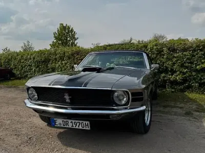 Occasion Ford Mustang Convertible 250 ch (183 kW) 1970 Gris Cabriolet