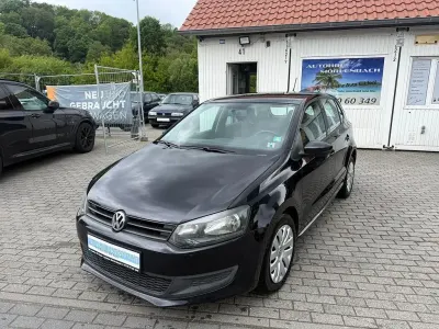 Gebraucht VW Polo Trendline 69 PS (50 kW) 2011 Schwarz Kleinwagen