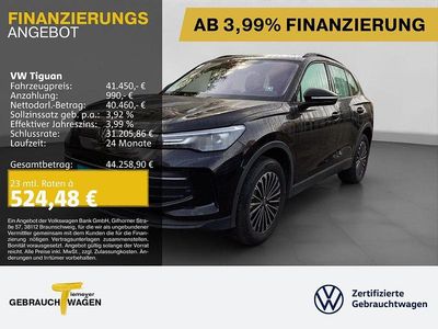 Schwarz Gebraucht 2024 VW Tiguan Life SUV | 40.870 € (Guter Preis)